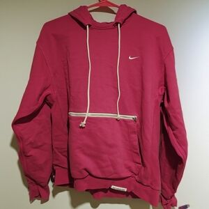 Nike Fuchsia Hoodie with Zippered Pocket